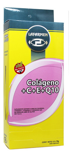 Colágeno+ C+e+q10 Lafarmen X250cápsulas