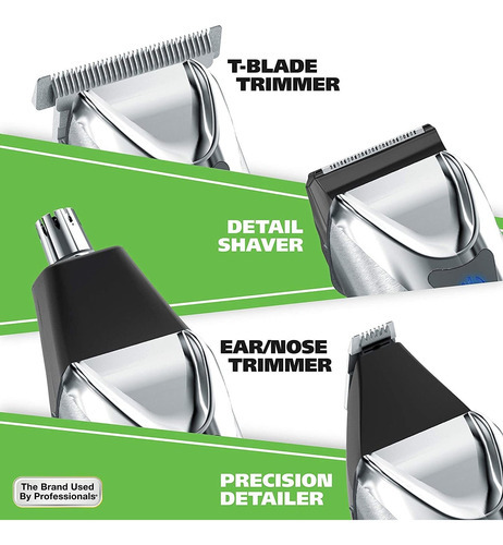 Wahl, Afeitadora De Acero Inoxidable, Ion Litio, 9818