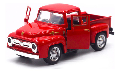 Camioneta Roja Modelo 1:32 Navidad