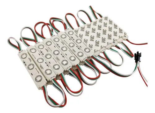 Yunbo 100pcs Ws2811 Luces De Módulo Led Rgb Dc 12v Smd 5050