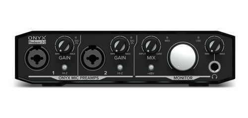 Interfaz De Audio Mackie Producer 22 Onyx 2 Entradas Oferta!