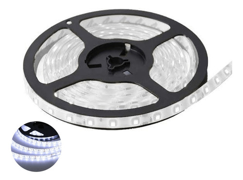 Fita Led, 5mts, 3528, Ip65, Branco Frio 240smd