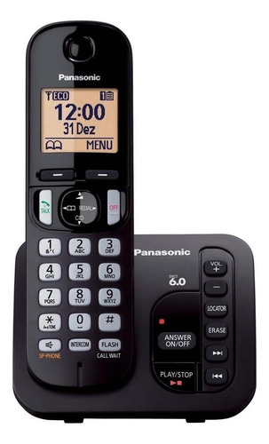 Teléfono Inalámbrico Panasonic Kx-tgc220 Negro