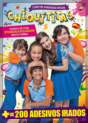Livro De Adesivos Chiquititas + De 200 Adesivos