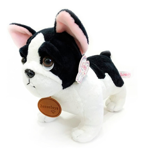 Peluche Perro Bull Dog 26 Cm Juguetes De Peluche Navidad