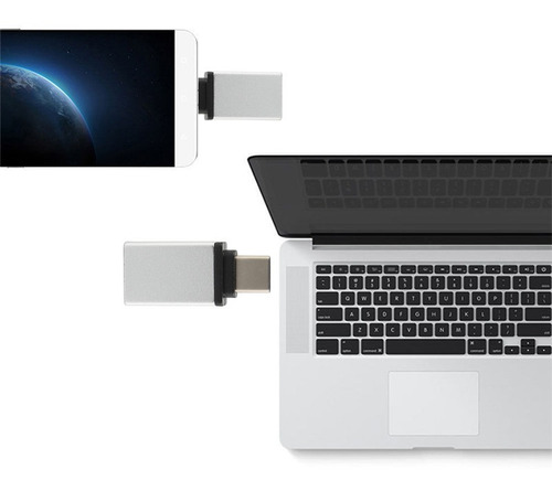 Adaptador Usb C A Usb 3.0 Conector Otg Cargador Celular Pc