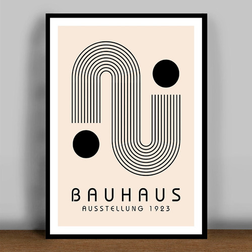 Cuadros Decorativos Aesthetic -escuela De La Bauhaus 30x42cm