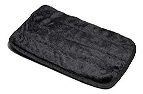 Cama De Lujo De Piel Negra Para Mascota Midwest Quiet Time,.