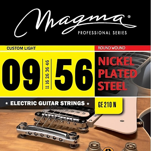 Cuerdas Guitarra Electrica De 7 Cuerdas, Magma 009 Ge210n