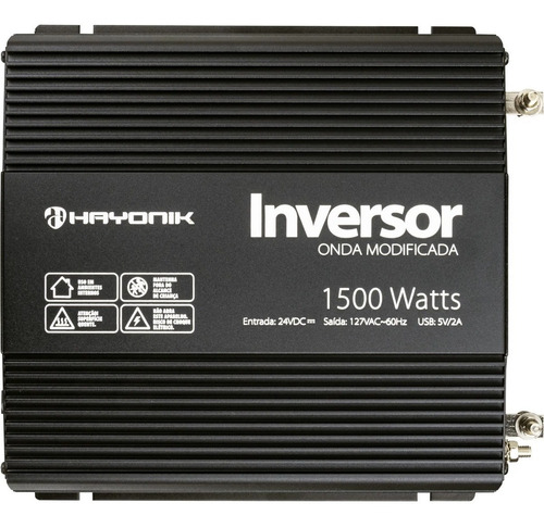 Inversor Hayonik 1500w 24v/127v Modelo Novo Onda Modificada