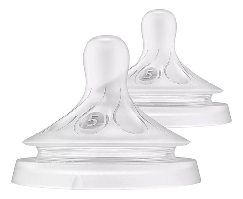 Bico Mamadeira Philips Avent 3.0 Pétala 6m+ Nº5 C/2 Unds