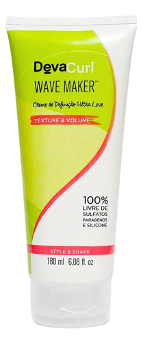 Devacurl Wave Maker - Creme De Definição Antifrizz 180ml