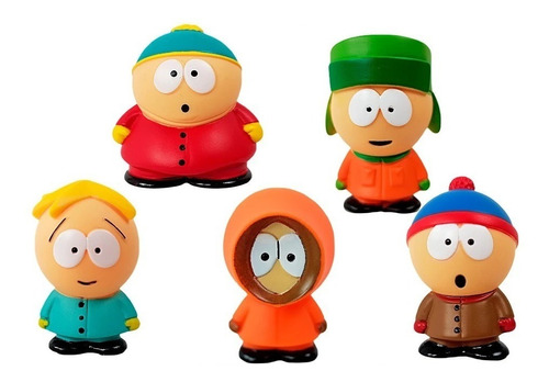 Set 5 Figuras South Park 6 Cm Eric Cartman Juguetes De Niños