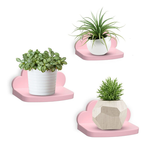 Estante Flotante Pequeño Para Colgar Pared 6 Baño Sala 3