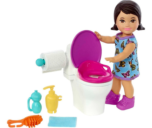 Muñeca Barbie Pequeña Y Accesorios, Babysitters Inc.