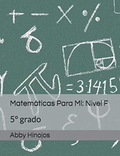 Libro: Matemáticas Para Mí: Nivel F: 5° Grado (spanish Editi