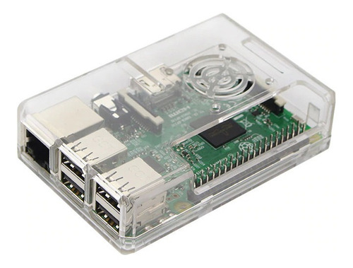 Imagem 4 de 10 de Raspberry Pi 3 B Com 1gb Ram Case Dissipador Cooler Original