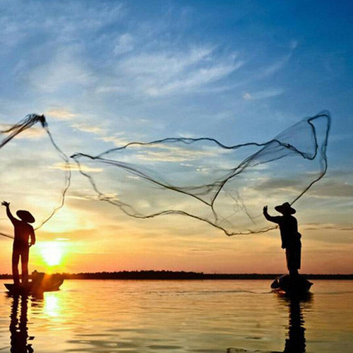 . Red De Pesca Hecha A Mano, Red De Pesca De Nailon De 8