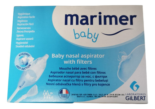 Aspirador Nasal Marimer Baby Con Filtro