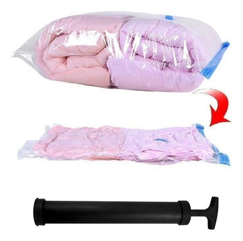 Bomba Manual Organizador A Vácuo - 4x28cm - Plástico