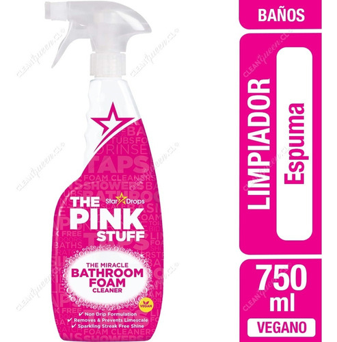 Limpiador Baño Espuma The Pink Stuff 750 Ml