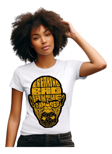 Camiseta Feminina Branca Sf2 Breaking Bad Walter White