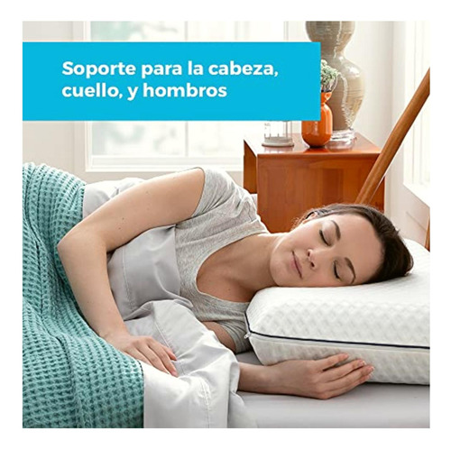 Linenspa Almohada Ventilada De Memory Foam Y Gel