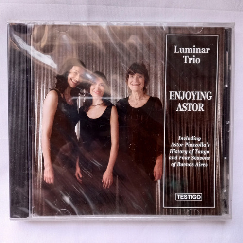 Luminar Trio Enjoying Astor Cd Nuevo Sellado / Kktus 