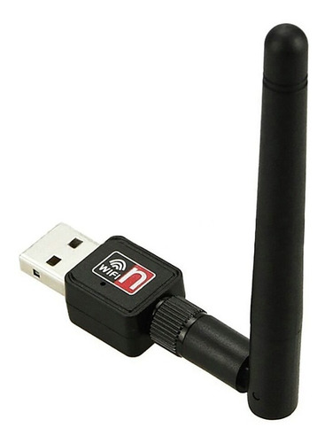 Imagen 4 de 4 de Adaptador Receptor De Wifi Usb 2.0 Con Antena 300 Mbps