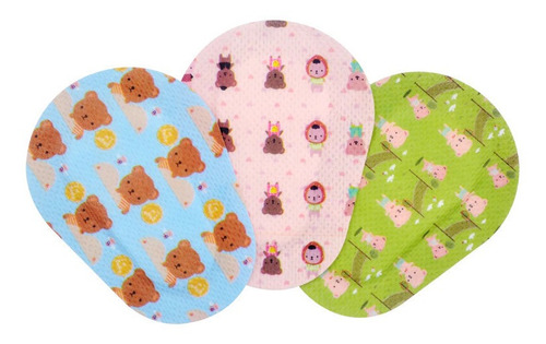 Imagen 2 de 4 de Parches Oculares Niño(a) Ojo Perezoso Colores Bolsa 60und Lb