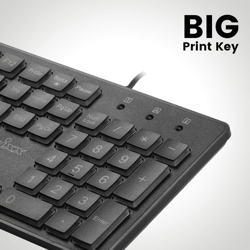 Teclado Perixx Periboard-317 Con Cable Retroiluminado Usb La