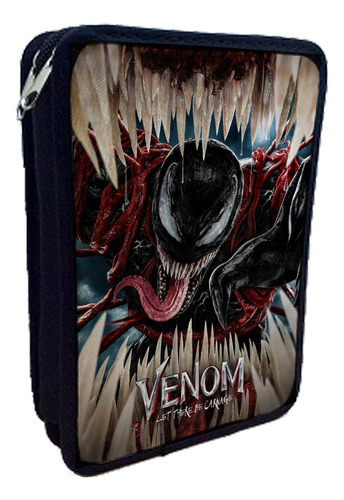 Venom 2 Let There Be Carnage - Cartuchera 2 Pisos Con Nombre