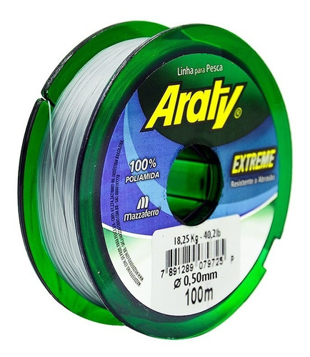 Hilo Araty Extreme 0.50mm X 100mts Gris