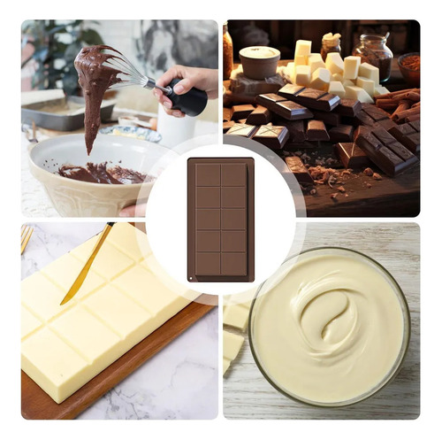 Molde De Barra De Chocolate Molde De Chocolate Rectangular M