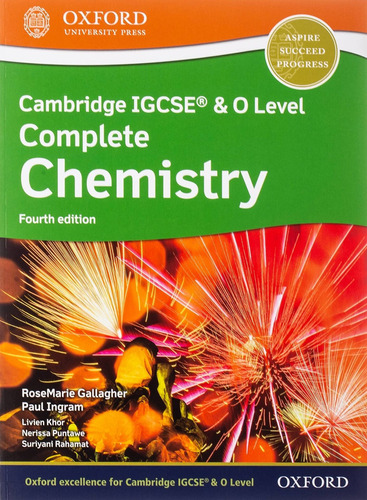CAMBRIDGE IGCSE & O LEVEL COMPLETE CHEMISTRY : STUDENT BOOK *4th Edition*