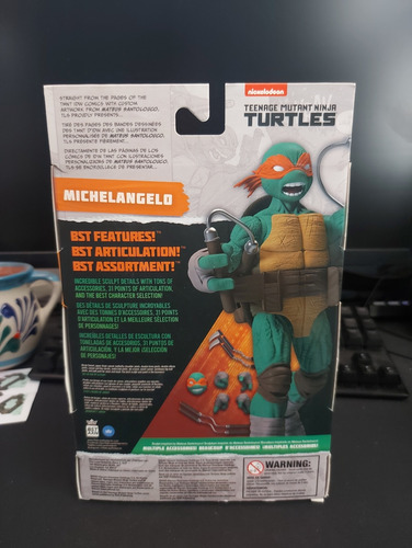 Figura Tortugas Ninja Miguel Angel Loyal Subjets Bst Axn (Usado)