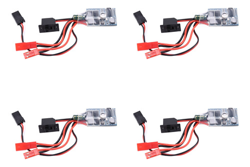 Controlador De Velocidad De Motor Cepillado 4x Rc Esc 10a Pa