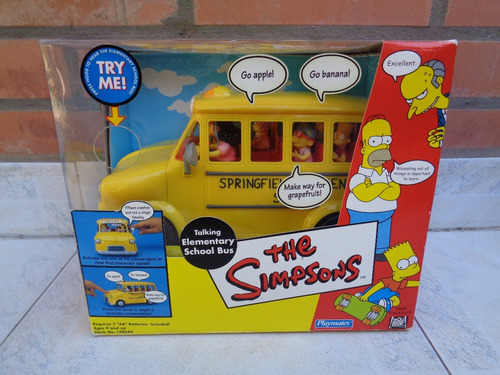 Simpsons Elementary School Bus Autobus Escolar Con Sonido