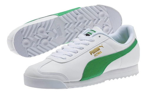 tenis puma roma verdes