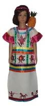 Comprar Vestido Disfraz Flor De Piña Oaxaca Blanco Niña Regional Típico Festival Infantil Bailable Tema Escuela