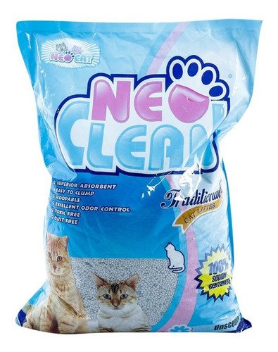 Imagen 2 de 3 de Arena Sanitaria Aglomerante Neo Clean 20 Litros / 16kg