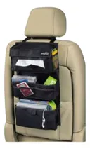 Comprar Organizador Para Asiento Trasero Auto Negro Con Porta Papel