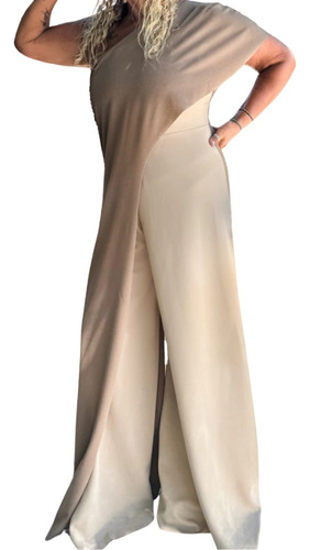 Mono De Vestir- Doble Faldón Talle L-xl Impecable Chocolate L