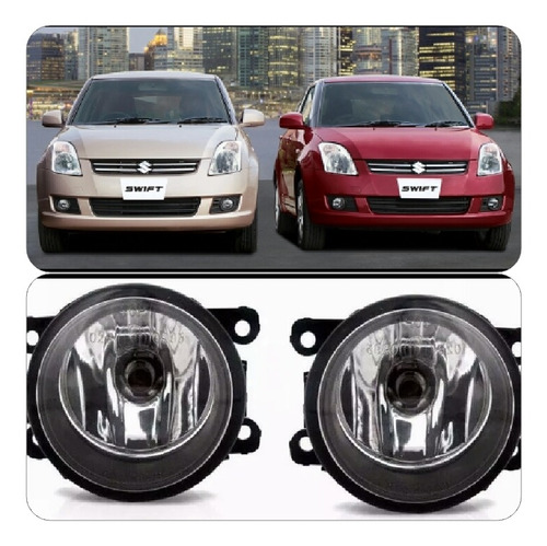 Juego De Faros Auxiliares + Kit Creed Led Suzuki Swift