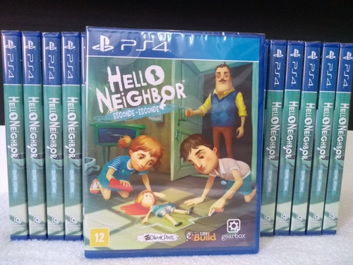 Hello Neighbor Esconde Esconde Mídia Física Ps4 Lacrado