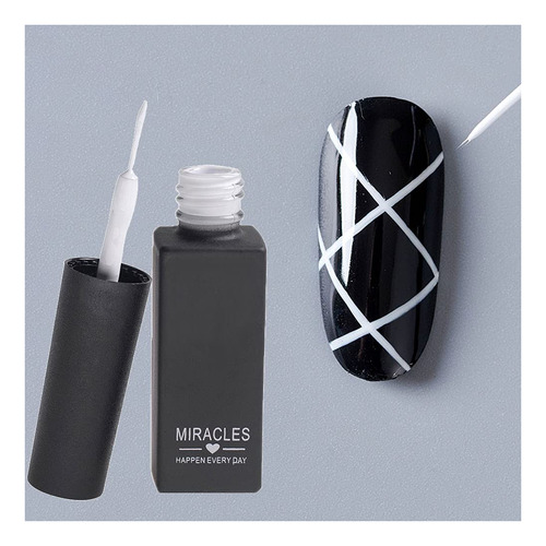 White Liner - Esmalte De Uas De Gel Para Dibujar Pintura Con