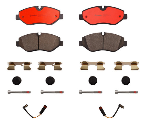 Balatas Delanteras/ Vw Crafter Van Base 2008 A 2016 Cerámica