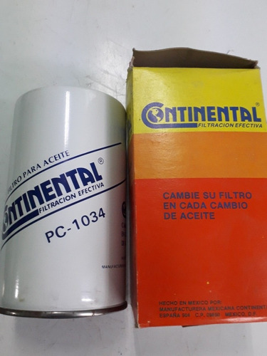 Filtro Aceite Dodge Camión Pc 1034 Continental