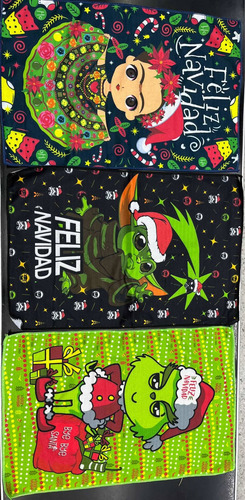 Pack 60 Trapos De Cocina Navideños. Microfibra. 60 X 40cm