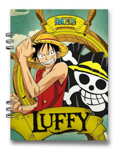 Imagen 8 de 10 de Cuaderno Anime One Piece 15x20 Cms 100 Hojas